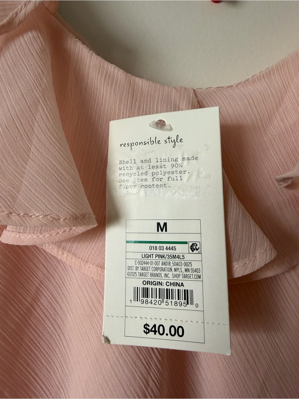 Target Pink Ruffle Maxi Dress - Picture 5 of 7